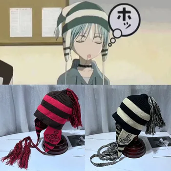Anime Cosplay Apģērbu Okazaki Shinichi NANA Sieviešu Cepures Pušķis Ausu Aizsardzības Adīta Ziemas Cepure Rudenī Gadījuma Pārsegs