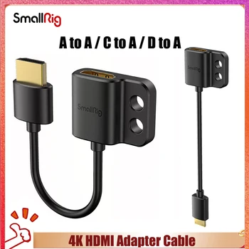 SmallRig Ultra Slim 4K HDMI-saderīgam Adaptera Kabelis A/C A /D, lai BMPCC 4K & 6K/Sony A7SIII/par Panasonic