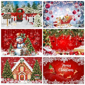 Spīguļi, Sniega Sarkans Ziemassvētku Backdrops Fotogrāfija 2023 Ziemassvētki Snowmen, Dāvanas, Bērnu, Ģimenes Puse Dekori Fona Studijas, Filmēšana
