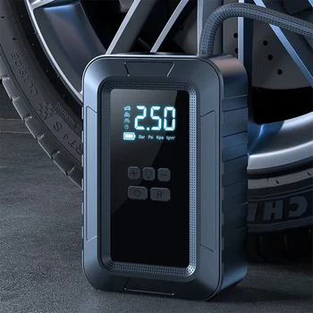 Automašīnas bezvadu Smart Gaisa Sūknis Pārnēsājamo Digitālo Auto Automātiskā Kompresors Riepu Piepūšanas par Motociklu, Velosipēdu Bumbu 150PSI Piepūšanas