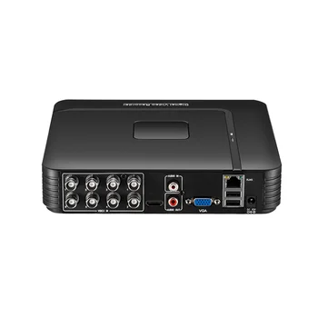 5-In-1 Mini AHD DVR TVI CVI CVBS IP Kameras Hibrīdu Recorder 8CH Mājas Secuirty CCTV DVR Sistēma-US Plug