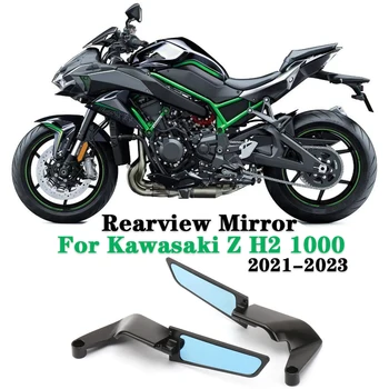 Motociklu Atpakaļskata Spogulis Kawasaki ZH2 1000 Z H2 1000 2021 2022 2023 Winglets Spogulis Komplekti Regulējams Alumīnija Spoguļi