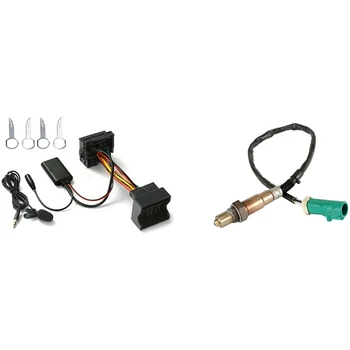 1 Gab. Auto Audio Kabeli, Bluetooth Adapteri & 1 Gab. Skābekļa O2 Sensors, Lambda, Gaisa Degvielas Attiecība