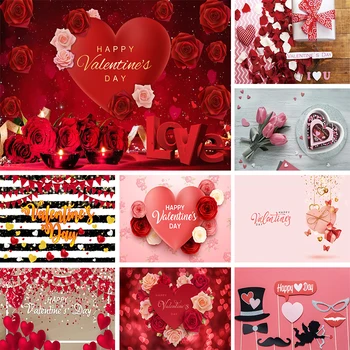 Valentīna Dienas Fons, 14 Februāris Foto Fona Rozā Sarkana Sirds Ziedi Rožu Mīlestība Puse Rotājumi Fotogrāfija Banner
