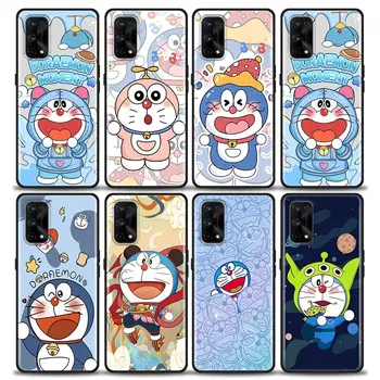 Smieklīgi, D-Doraemon Karikatūra Anime Tālrunis Būtiska Coque Gadījumā Realme X50 XT X 11 10 9 9.I 8 8I 7 6 Pro Plus TPU Gadījumā Capa Korpusa Vāka