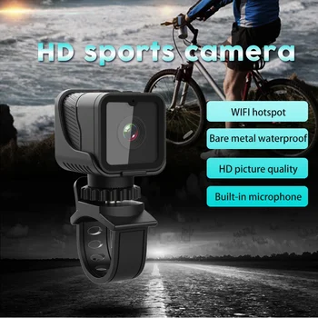 1080p augstas izšķirtspējas portatīvo sporta mini kameras ar WiFi hotspot ūdensizturīgs kamera, motociklu un velosipēdu braukšanas diktofons