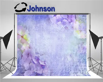 ziedu Svētki Ziedu Grunge violeta bokeh backdrops Augstas kvalitātes Datoru, drukas kāzu fonu