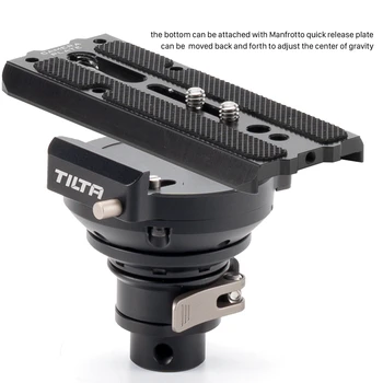 TILTA GSS-T01-QPA Manfrotto Quick Release Plate Adapteris Tilta Peldēt Stabilizēt Roku DJI Ronin 4D